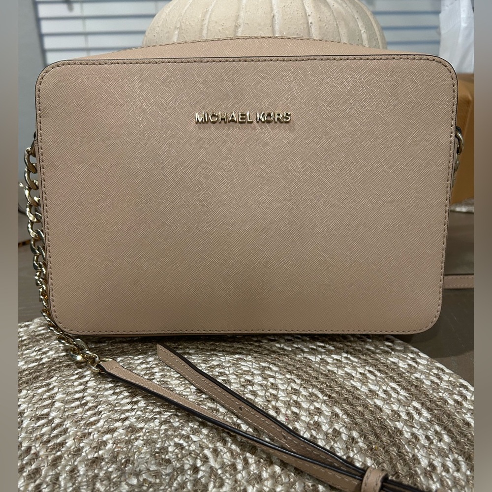 Michael Kors Beige Crossbody Bag